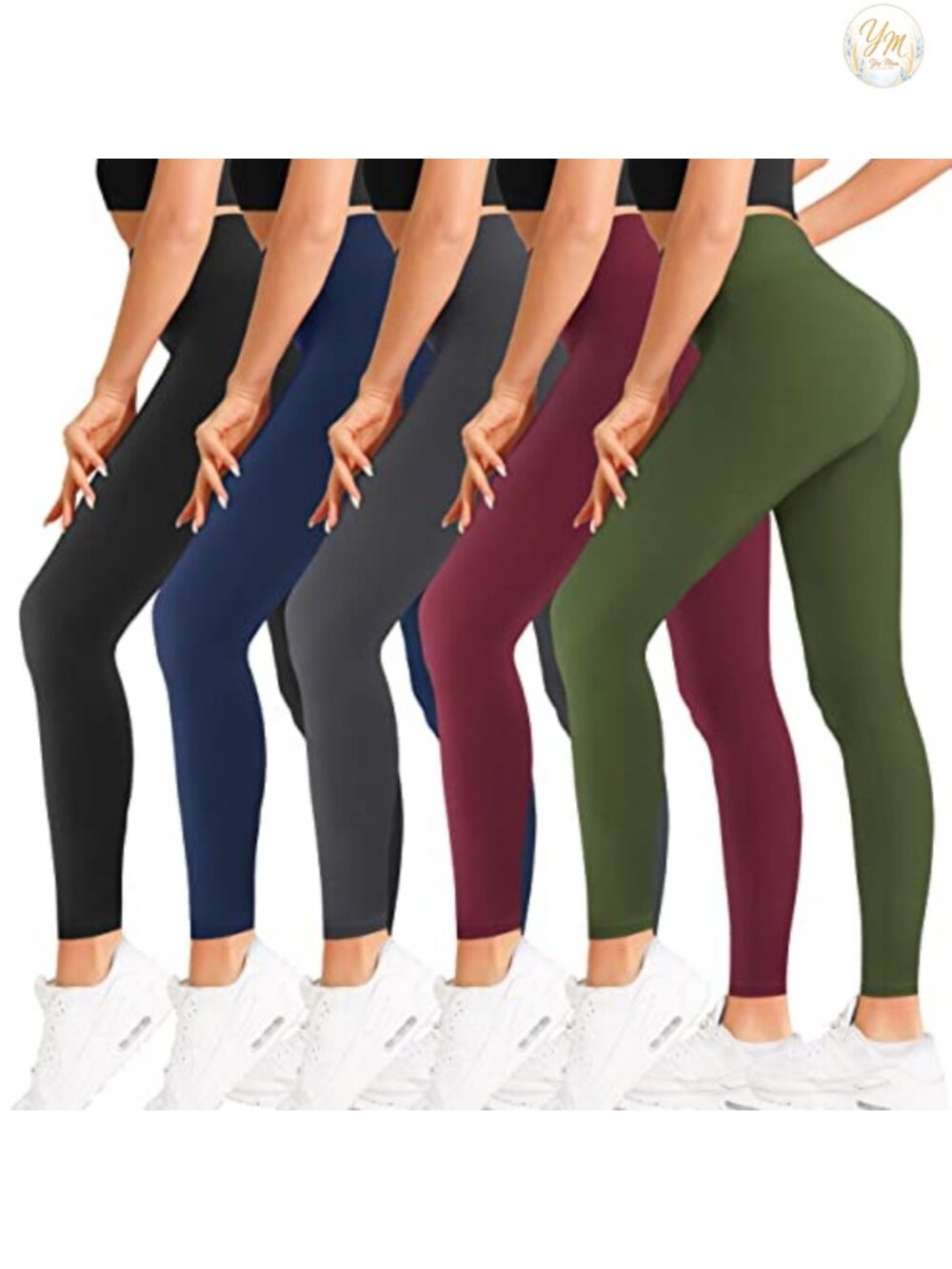 High Waisted Ultra Soft Leggings Stretchy Tummy Control Yoga Pants